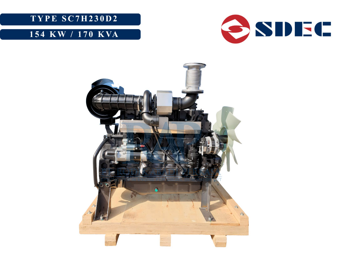 SDEC 154 KW – Diesel Engine - Image 2