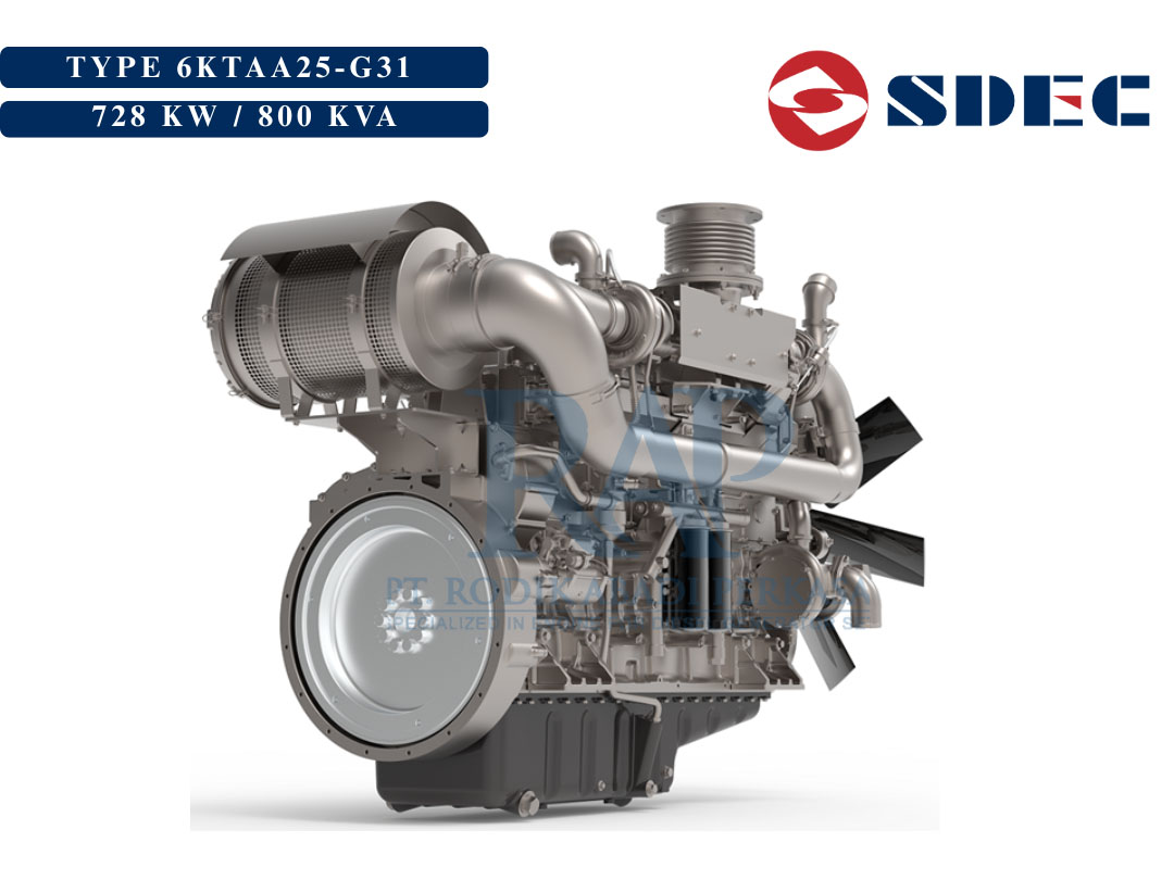 SDEC 728 KW - Diesel Engine
