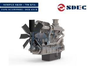 SDEC 750kVA - Simple Skid