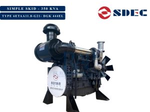SDEC 350kVA - Simple Skid