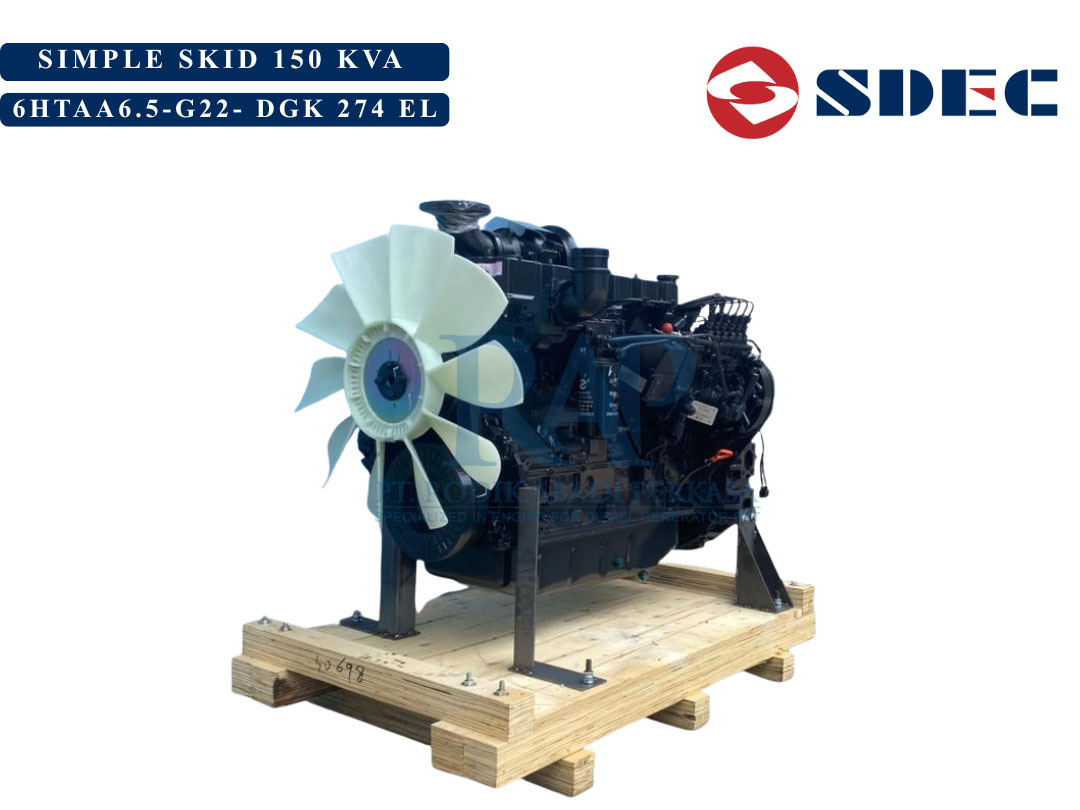 SDEC 150kVA - Simple Skid