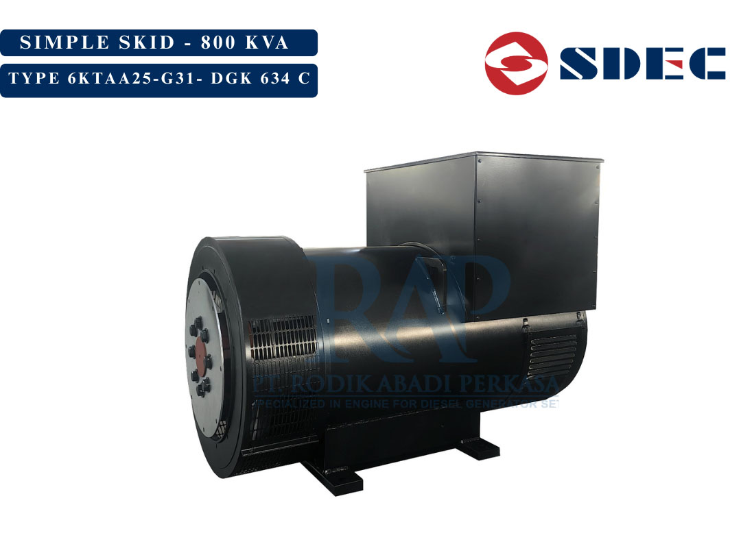 SDEC 800kVA - Simple Skid - Image 2