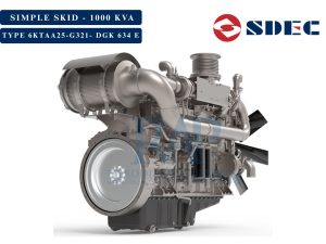 SDEC 1000kVA - Simple Skid