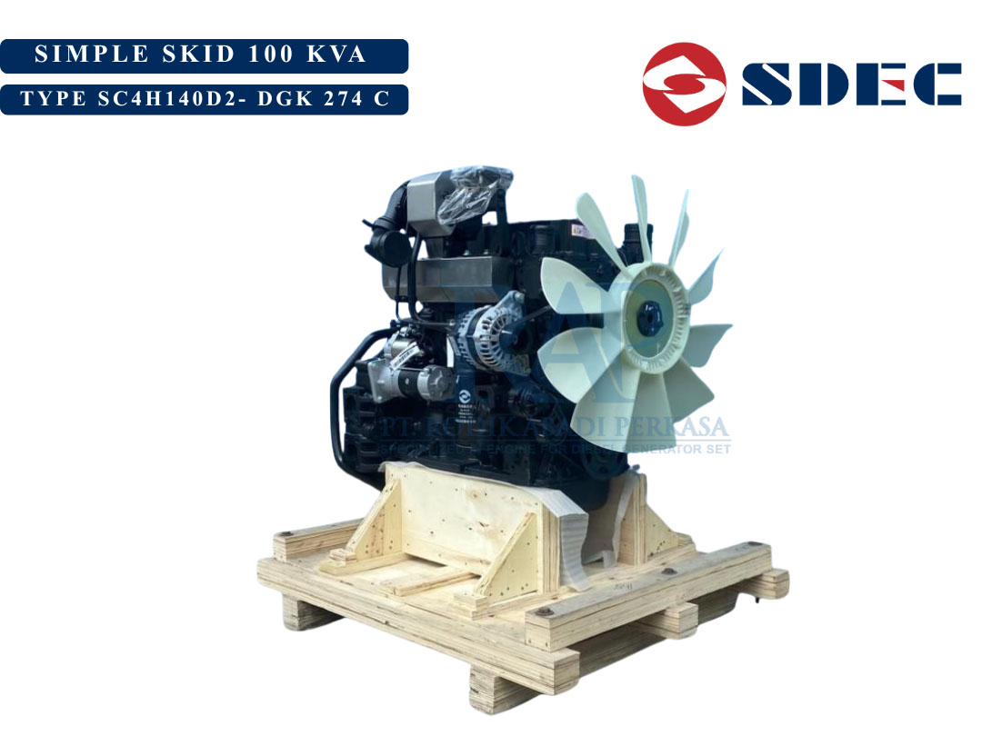 SDEC 100kVA - Simple Skid